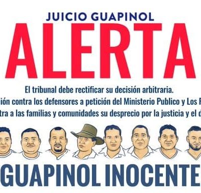 Guapinol Inocente ¡exigimos #Libertad!